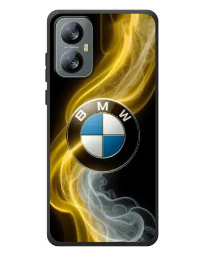 Чохол для Blackview A52 з картинкою «Золотистий дим BMW»