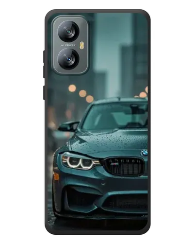 Чохол для Blackview A52 з картинкою «BMW у вогнях міста»