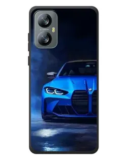 Чохол для Blackview A52 з картинкою «Блакитна BMW M4»
