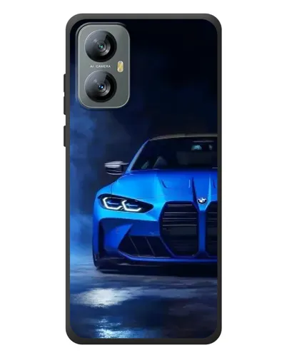 Чохол для Blackview A52 з картинкою «Блакитна BMW M4»