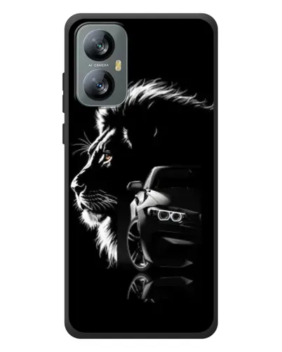 Чохол для Blackview A52 з картинкою «BMW та лев»