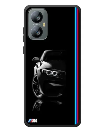 Чохол для Blackview A52 з картинкою «Силует BMW в темряві»