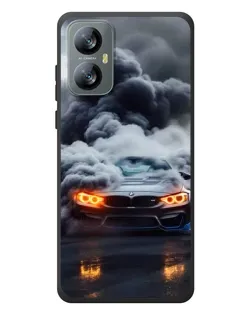 Чохол для Blackview A52 з картинкою «BMW у диму»