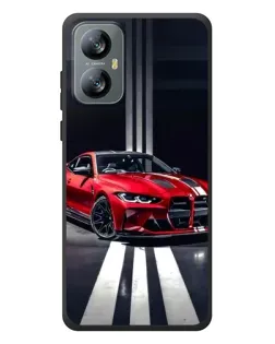 Чохол для Blackview A52 з картинкою «Червона BMW на дорозі»