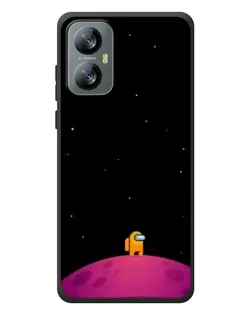 Чехол для Blackview A52 с картинкой «Одинокий герой на планете»