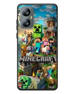 Чехол для Blackview A52 с картинкой «Замок Minecraft»