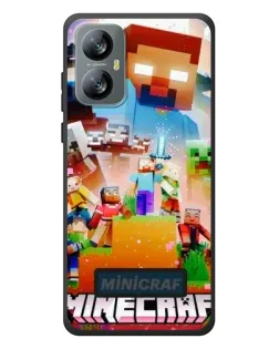 Чехол для Blackview A52 с картинкой «Minecraft герои игры»