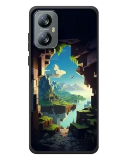 Чехол для Blackview A52 с картинкой «Вид из пещеры»