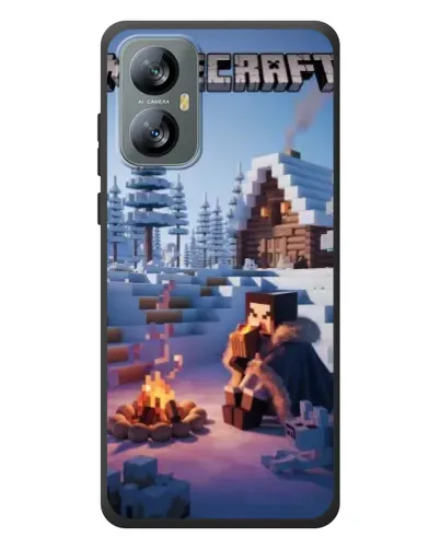 Чехол для Blackview A52 с картинкой «Зимний Minecraft» Чехол для Blackview A52 с картинкой «Зимний Minecraft»