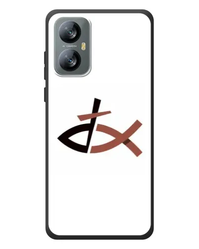 Чохол для Blackview A52 з картинкою «Риба та хрест»