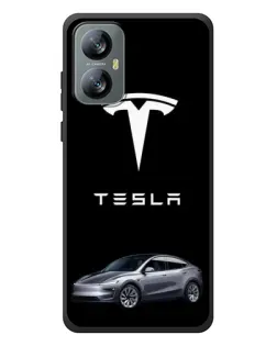 Чохол для Blackview A52 з картинкою «Tesla Model Y»