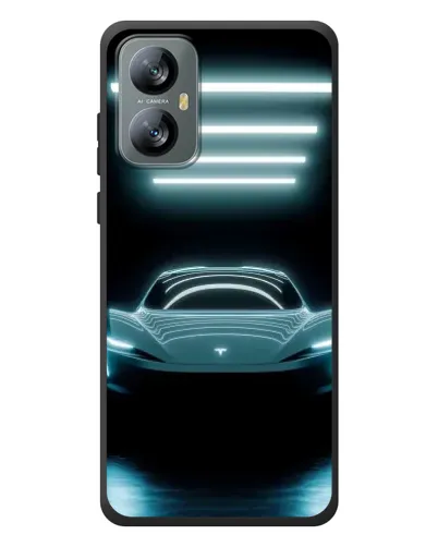 Чохол для Blackview A52 з картинкою «Tesla в неоні» Чохол для Blackview A52 з картинкою «Tesla в неоні»
