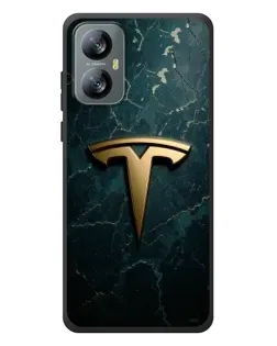 Чохол для Blackview A52 з картинкою «Мармурова Tesla Gold»