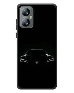 Чохол для Blackview A52 з картинкою «Mercedes — силует авто»