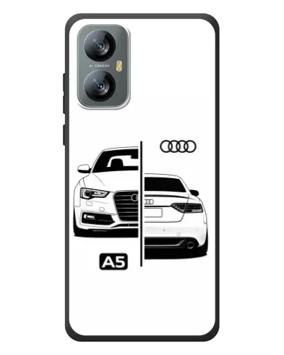 Чохол для Blackview A52 з картинкою «Audi — контрастний дизайн»
