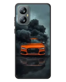 Чохол для Blackview A52 з картинкою «Audi у хмарах диму»