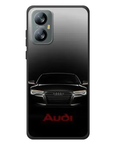 Чохол для Blackview A52 з картинкою «Audi — градієнтний контур»