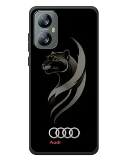 Чохол для Blackview A52 з картинкою «Графіка — пантера та Audi»
