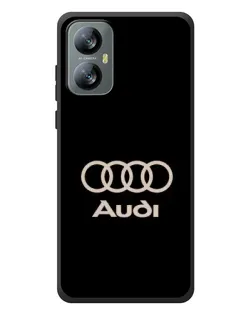 Чохол для Blackview A52 з картинкою «Audi — золотий логотип»