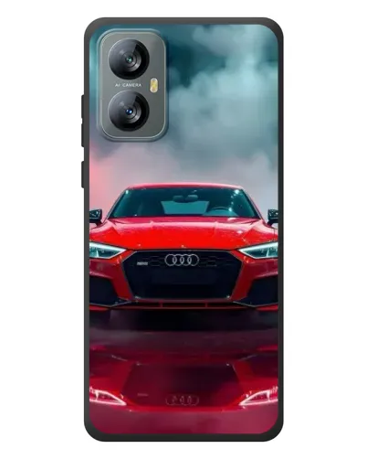 Чохол для Blackview A52 з картинкою «Audi RS — червоний стиль»