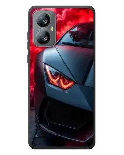 Чохол для Blackview A52 з картинкою «Lamborghini червоне сяйво»