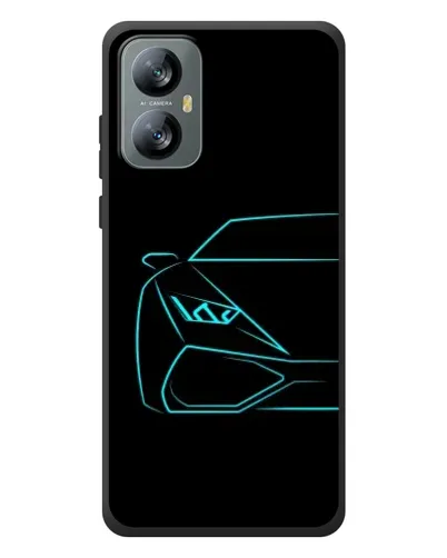 Чохол для Blackview A52 з картинкою «Блакитний силует Lamborghini» Чохол для Blackview A52 з картинкою «Блакитний силует Lamborghini»