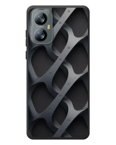 Чохол для Blackview A52 з картинкою «Об'ємне сіре плетіння» Чохол для Blackview A52 з картинкою «Об'ємне сіре плетіння»