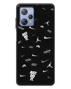 Чехол для Blackview A53 Pro с картинкой «Nike Black Pattern»