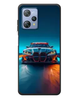 Чохол для Blackview A53 Pro з картинкою «BMW — вогні неону»