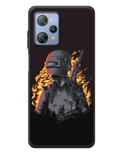 Чохол для Blackview A53 Pro з картинкою «PUBG — вогняний силует»