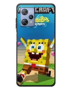 Чохол для Blackview A53 Pro з картинкою «Губка Боб Minecraft»