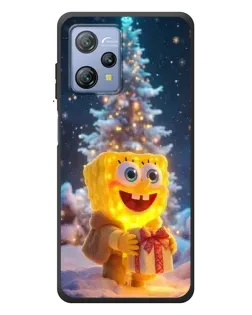 Чехол для Blackview A53 Pro с картинкой «Рождественский Спанч Боб»