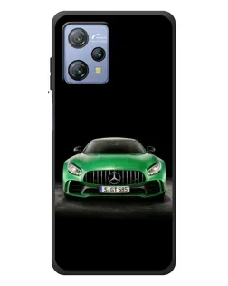 Чехол для Blackview A53 Pro с картинкой «Mercedes — неоновый лого»