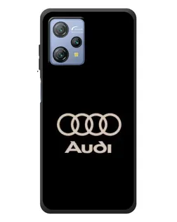 Чехол для Blackview A53 Pro с картинкой «Audi — золотой логотип»