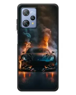 Чехол для Blackview A53 Pro с картинкой «Lamborghini дымная эстетика»