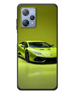 Чехол для Blackview A53 Pro с картинкой «Салатовый Lamborghini Huracan»