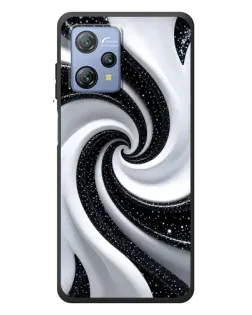 Чохол для Blackview A53 Pro з картинкою «Чорно-біла спіраль»