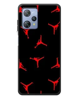 Чохол для Blackview A53 з картинкою «Jordan Red Pattern»