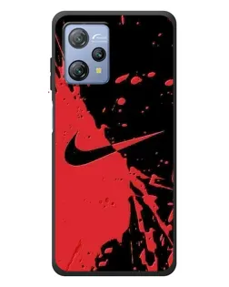 Чохол для Blackview A53 з картинкою «Червоні бризки Nike»