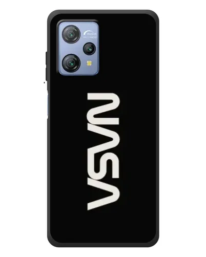 Чехол для Blackview A53 с картинкой «NASA — вертикальный логотип»