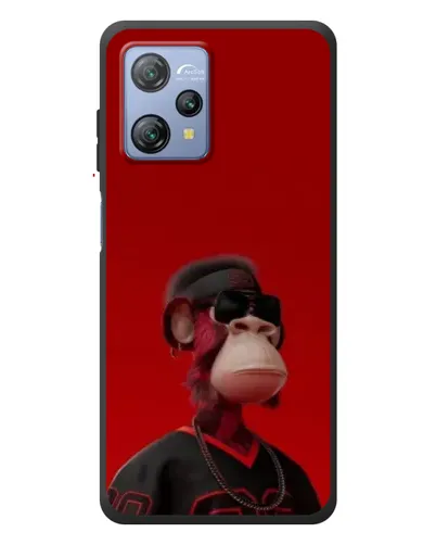 Чохол для Blackview A53 з картинкою «Bored Ape в червоному»
