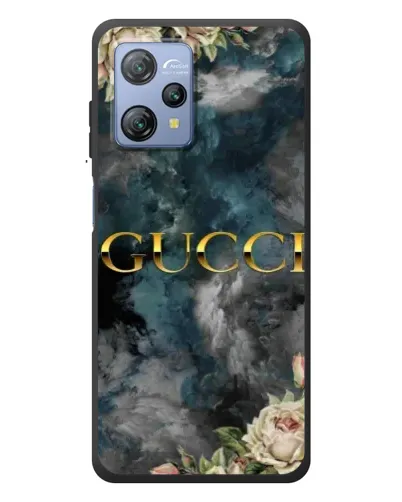 Чохол для Blackview A53 з картинкою «Абстрактні квіти Gucci»
