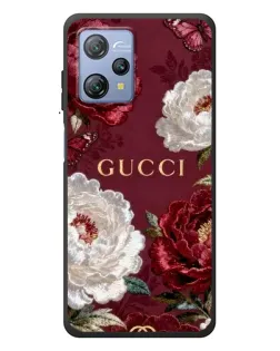 Чохол для Blackview A53 з картинкою «Gucci — бордові троянди»