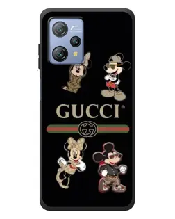 Чохол для Blackview A53 з картинкою «Gucci — герої Disney та монограма»