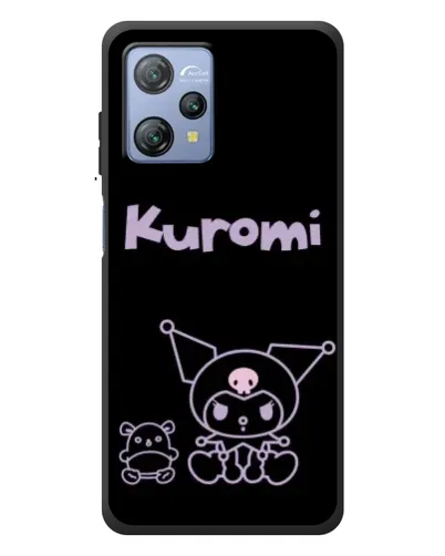 Чехол для Blackview A53 с картинкой «Kuromi — черный минимализм»