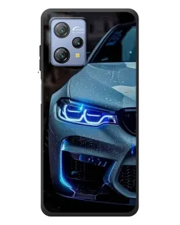 Чохол для Blackview A53 з картинкою «Погляд BMW з синіми фарами»