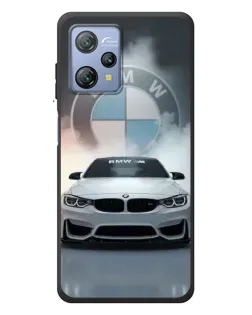 Чехол для Blackview A53 с картинкой «BMW в белом дыму»
