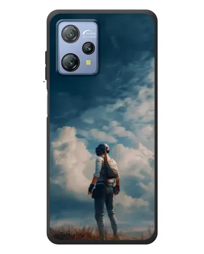 Чехол для Blackview A53 с картинкой «Герой PUBG на скале»