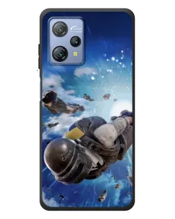 Чехол для Blackview A53 с картинкой «Десант PUBG — прыжок»