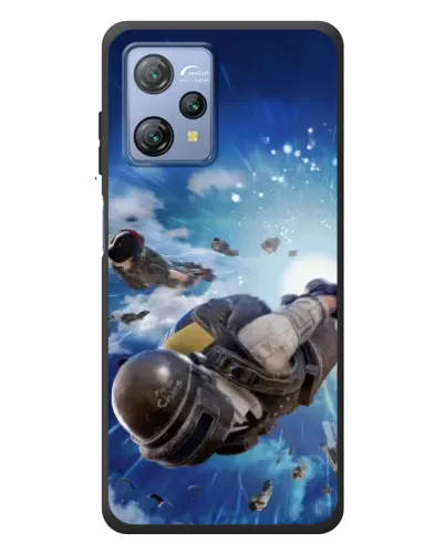 Чехол для Blackview A53 с картинкой «Десант PUBG — прыжок»
